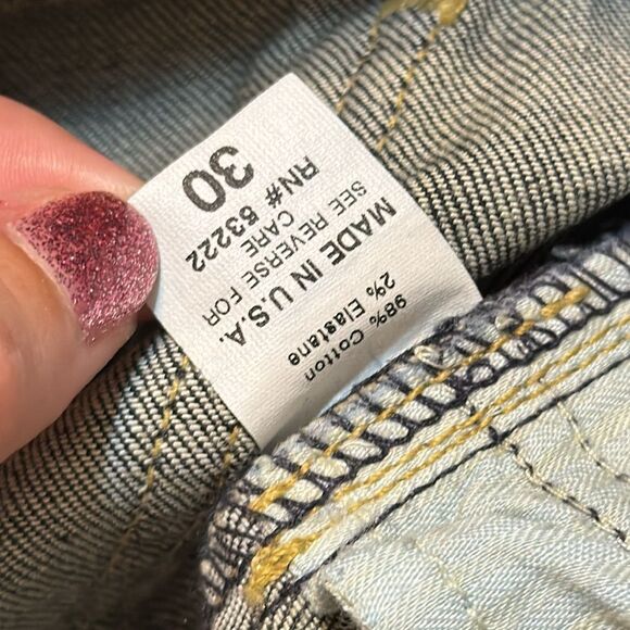 David Kahn ladies dark bootcut denim jeans size 30 - Picture 11 of 11